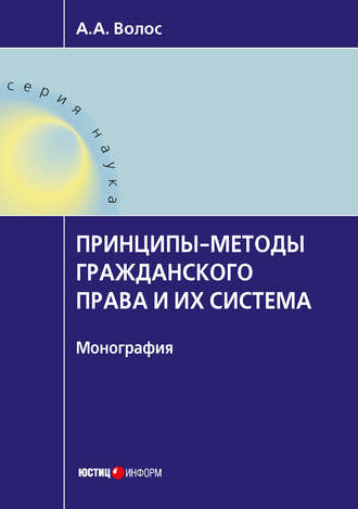 Принципы-методы гражданского права и их система. А. А. Волос