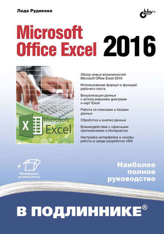 Microsoft Office Excel 2016. 