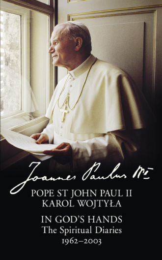 Литагент HarperCollins USD. In God’s Hands: The Spiritual Diaries of Pope St John Paul II