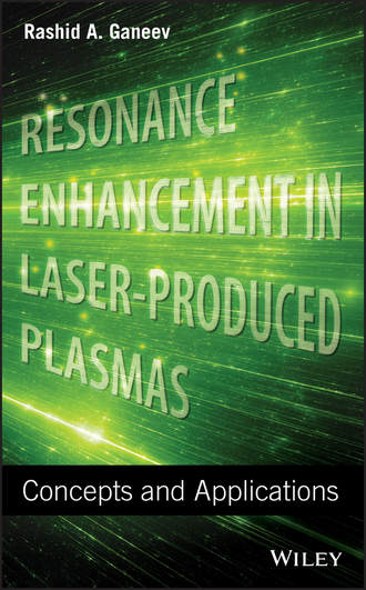 Rashid Ganeev A.. Resonance Enhancement in Laser-Produced Plasmas. Concepts and Applications