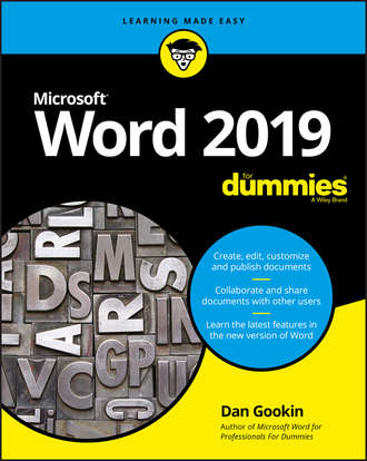 Dan Gookin. Word 2019 For Dummies