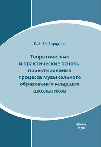 Теоретические и практические основы проектирования процесса музыкального образования младших школьников. Л. А. Безбородова