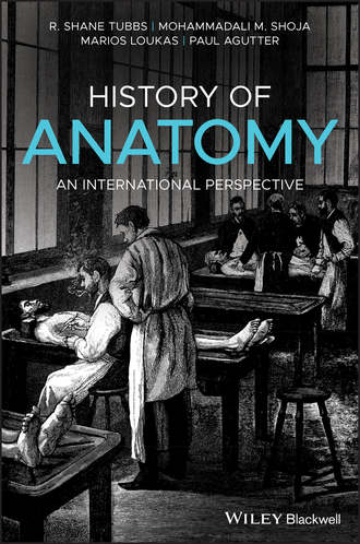 Paul Agutter. History of Anatomy