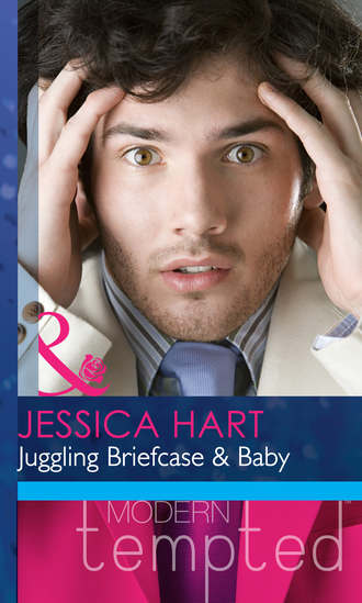 Jessica Hart. Juggling Briefcase & Baby