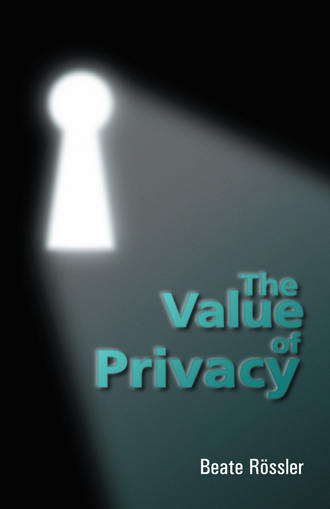 Beate  Rossler. The Value of Privacy