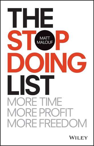 Matt  Malouf. The Stop Doing List