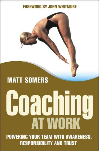 Matt  Somers. Coaching at Work