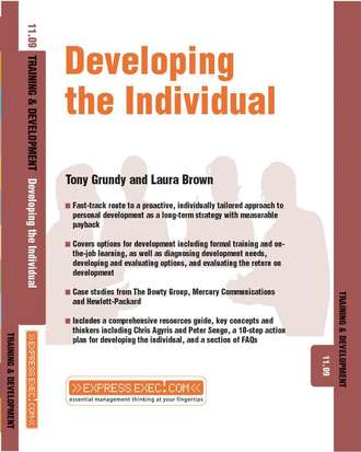 Tony  Grundy. Developing the Individual