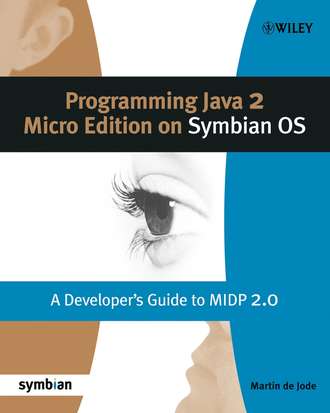 Martin de Jode. Programming Java 2 Micro Edition for Symbian OS
