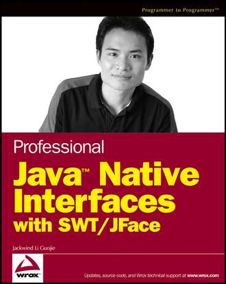 Группа авторов. Professional Java Native Interfaces with SWT / JFace