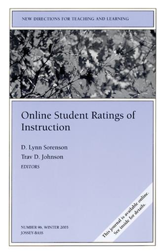 D. Sorenson Lynn. Online Student Ratings of Instruction