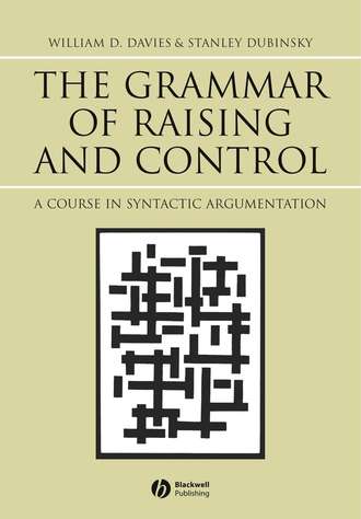 Stanley  Dubinsky. The Grammar of Raising and Control