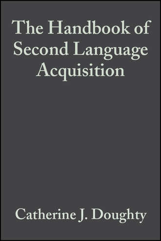 Michael Long H.. The Handbook of Second Language Acquisition