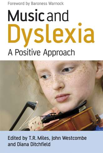 John  Westcombe. Music and Dyslexia