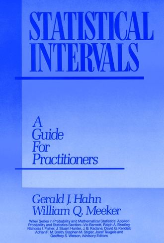 Gerald Hahn J.. Statistical Intervals