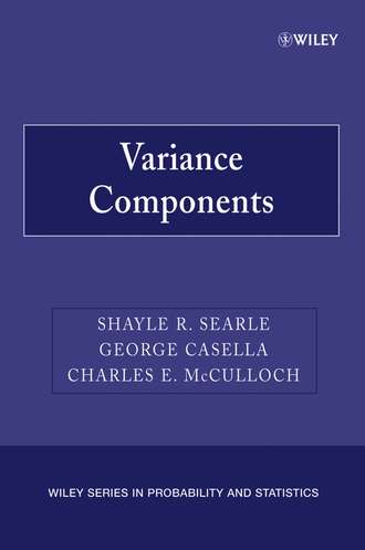 George  Casella. Variance Components