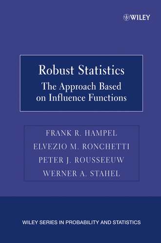 Peter Rousseeuw J.. Robust Statistics