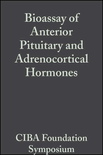 CIBA Foundation Symposium. Bioassay of Anterior Pituitary and Adrenocortical Hormones, Volume 5