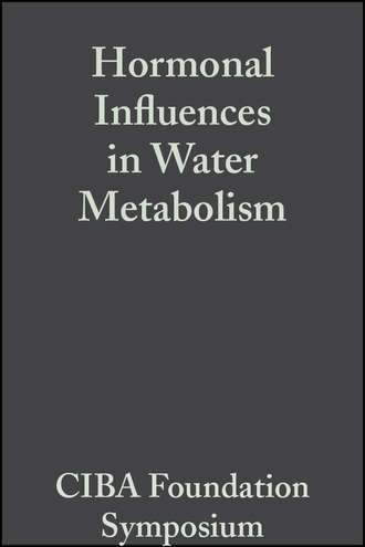 CIBA Foundation Symposium. Hormonal Influences in Water Metabolism, Volume 4