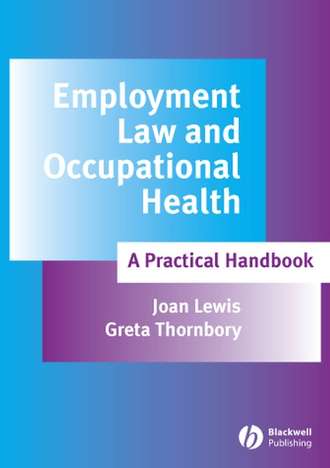 Joan  Lewis. Employment Law and Occupational Health