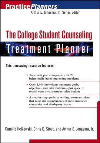 Camille  Helkowski. The College Student Counseling Treatment Planner