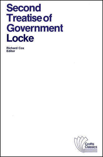 John Locke. Second Treatise of Government