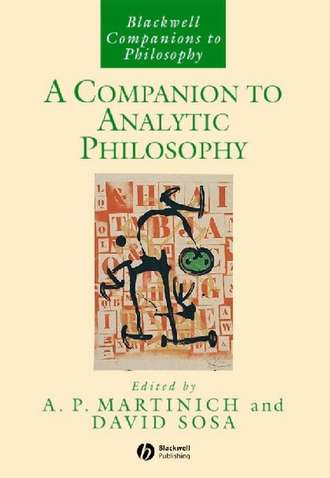 A. Martinich P.. A Companion to Analytic Philosophy