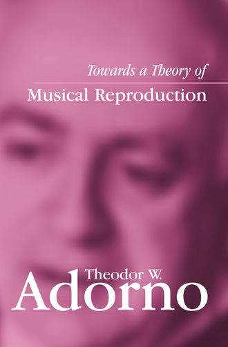 Henri  Lonitz. Towards a Theory of Musical Reproduction