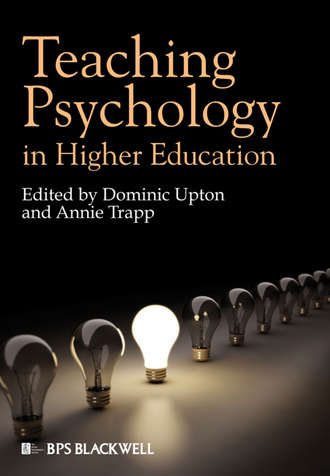 Dominic  Upton. Teaching Psychology in Higher Education