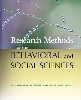 David J. Pittenger. Research Methods for the Behavioral and Social Sciences