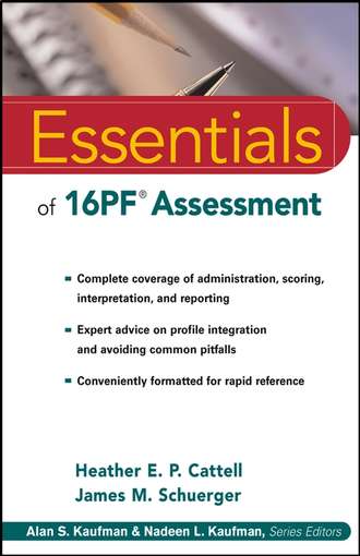 James Schuerger M.. Essentials of 16PF Assessment