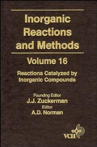 A. Hagen P.. Inorganic Reactions and Methods, Reactions Catalyzed by Inorganic Compounds