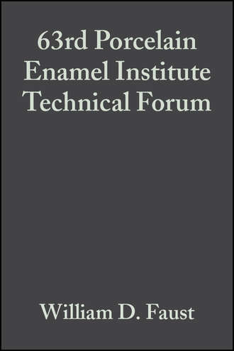 William Faust D.. 63rd Porcelain Enamel Institute Technical Forum