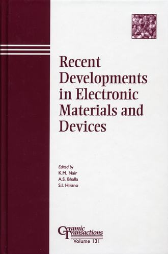 S.-I.  Hirano. Recent Developments in Electronic Materials and Devices