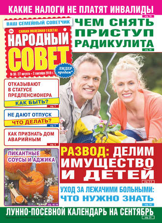 Народный совет №36/2019. Группа авторов
