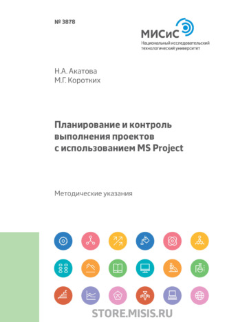 М. Г. Коротких. Планирование и контроль выполнения проектов с использованием MS Project