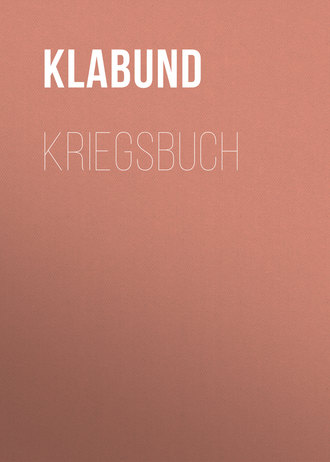 Klabund. Kriegsbuch