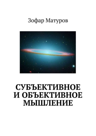Зофар Загидович Матуров. Субъективное и объективное мышление