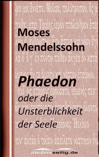 Moses Mendelssohn. Phaedon