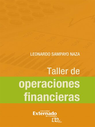 Leonardo Sampayo. Taller de operaciones financieras