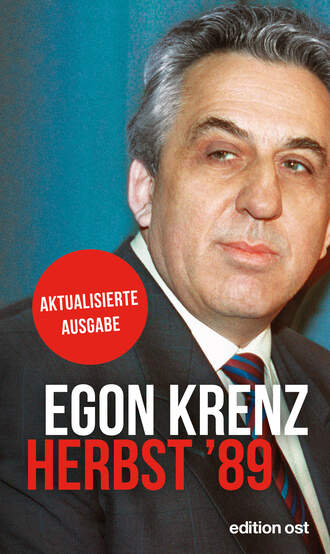 Egon  Krenz. Herbst '89