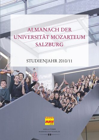Группа авторов. Almanach der Universit?t Mozarteum Salzburg