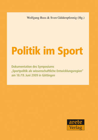 Группа авторов. Politik im Sport