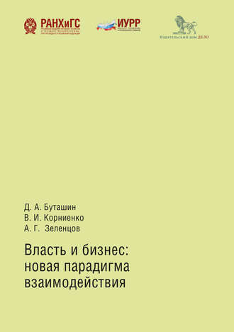 Власть и бизнес: новая парадигма взаимодействия. Д. А. Буташин