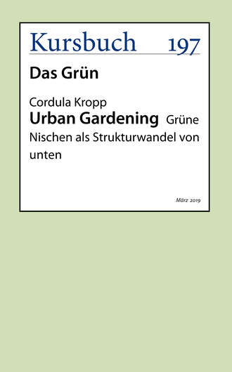 Prof. Dr. Cordula Kropp. Urban Gardening
