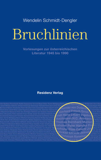 Wendelin Schmidt-Dengler. Bruchlinien Band 1