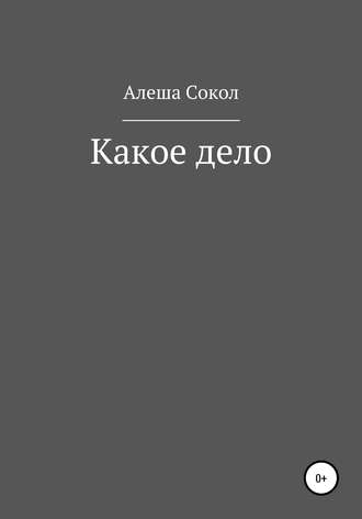 Алеша Сокол. Какое дело