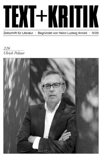 Группа авторов. TEXT + KRITIK 226 - Ulrich Peltzer