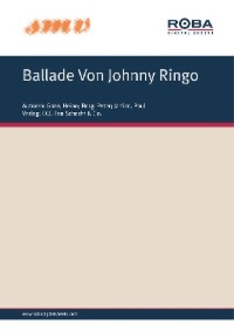 Peter Berg. Ballade Von Johnny Ringo