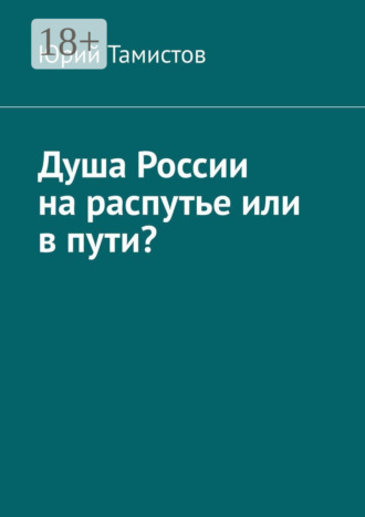Душа России на распутье или в пути?. Юрий Тамистов